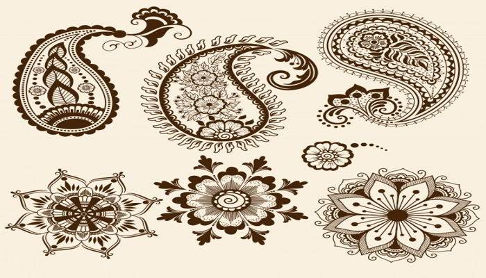 illustration mehndi ornament 1217 775