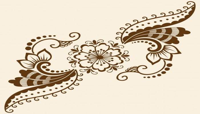 vector illustration mehndi ornament traditional indian style ornamental floral elements henna tattoo stickers mehndi yoga design cards prints abstract floral vector illustration 1217 394