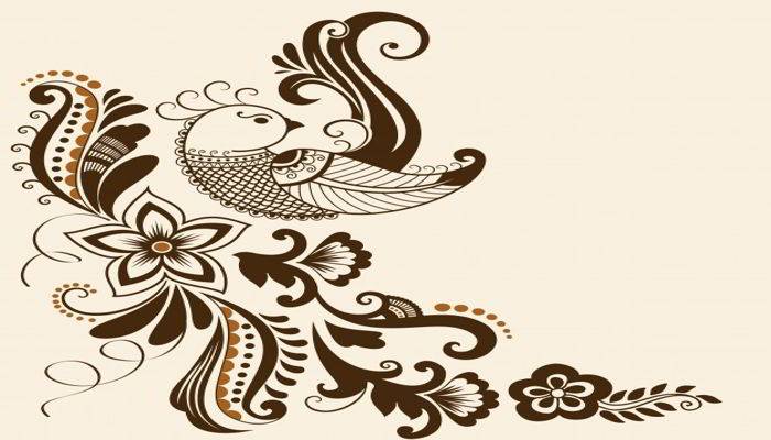 vector illustration mehndi ornament traditional indian style ornamental floral elements henna tattoo stickers mehndi yoga design cards prints abstract floral vector illustration 1217 413