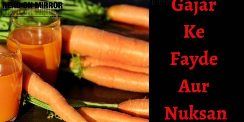 गाजर खाने के फायदे, नुकसान और उपयोग। Carrot in Hindi